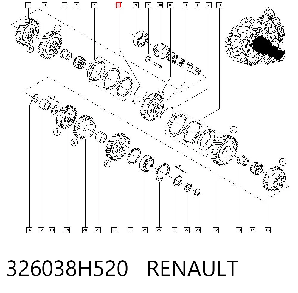 326038H520 Renault (RVI)