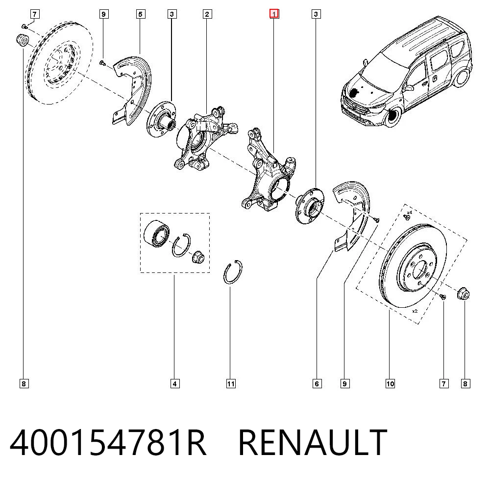 400154781R Renault (RVI)