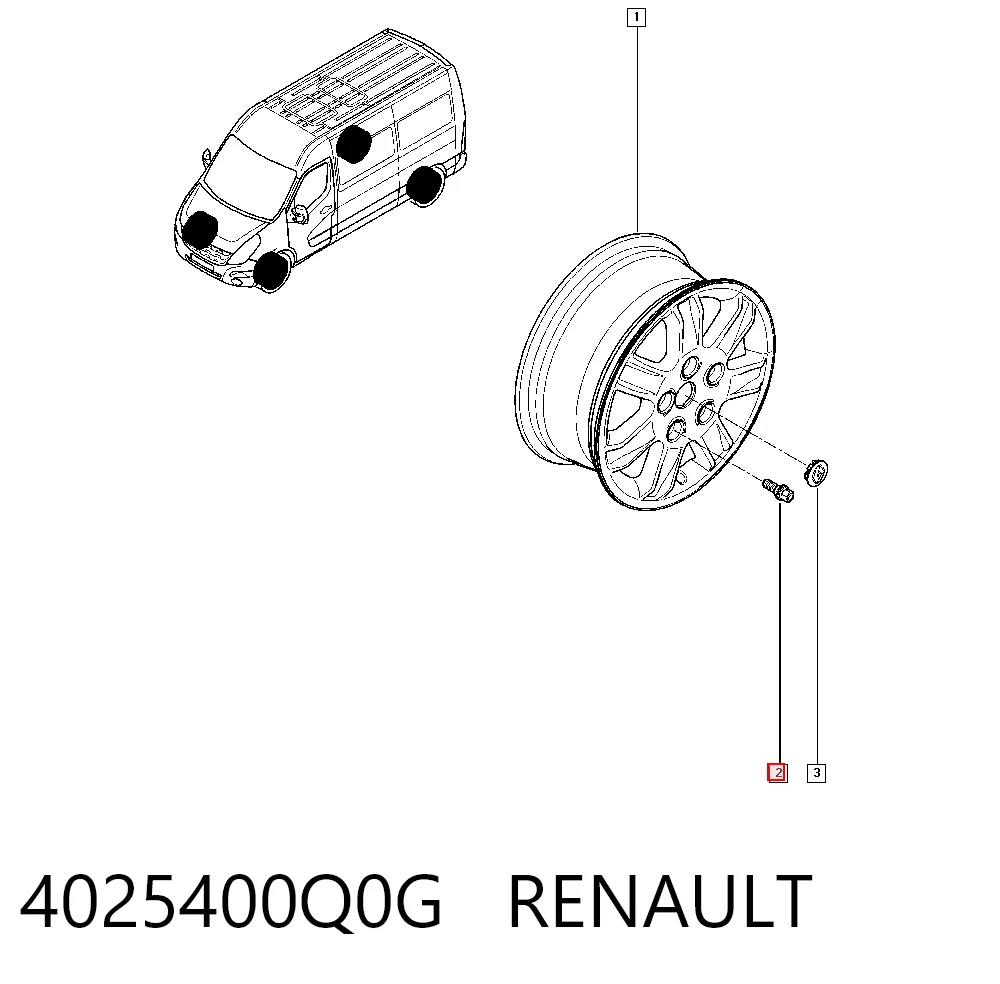 8200045276 Nissan/Infiniti Болты колесные