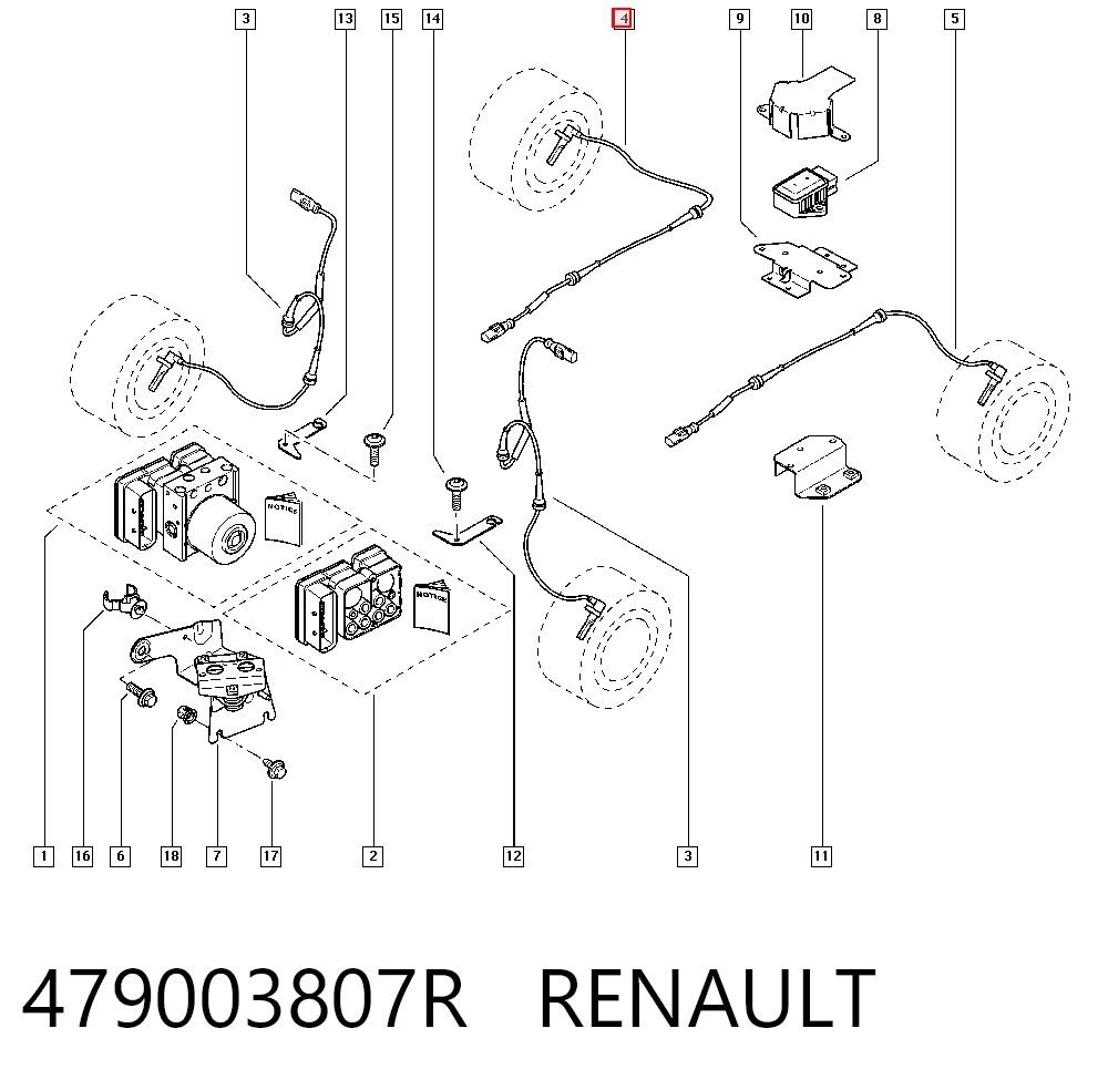 Датчик АБС (ABS) задний правый Huco 131587 цена, от 7.50 USD