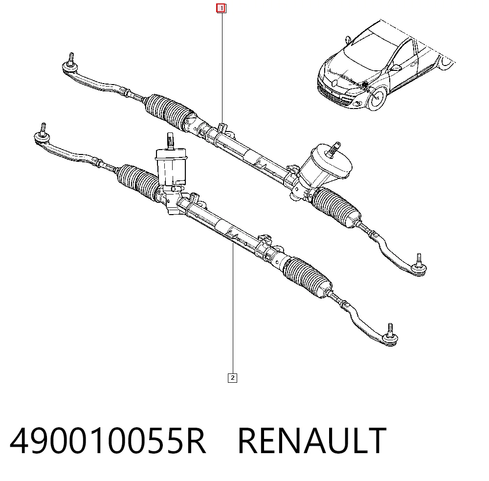 490010055R Renault (RVI) Управление рулевое в сборе