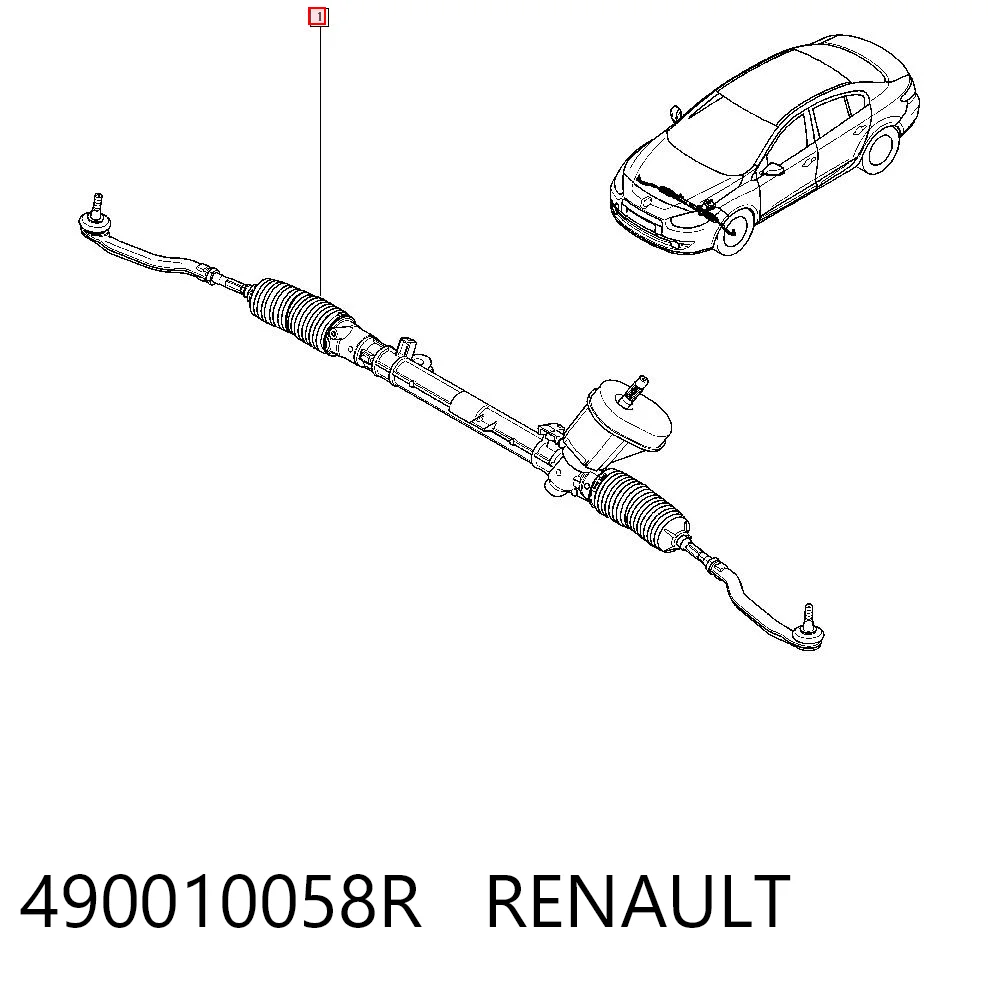 490010058R Renault (RVI) Управление рулевое в сборе