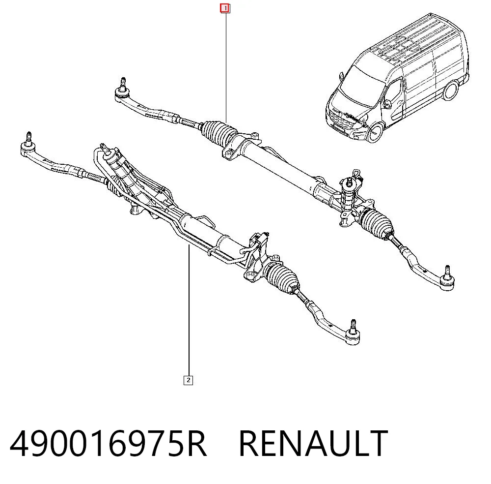 490016975R Renault (RVI) Управление рулевое в сборе