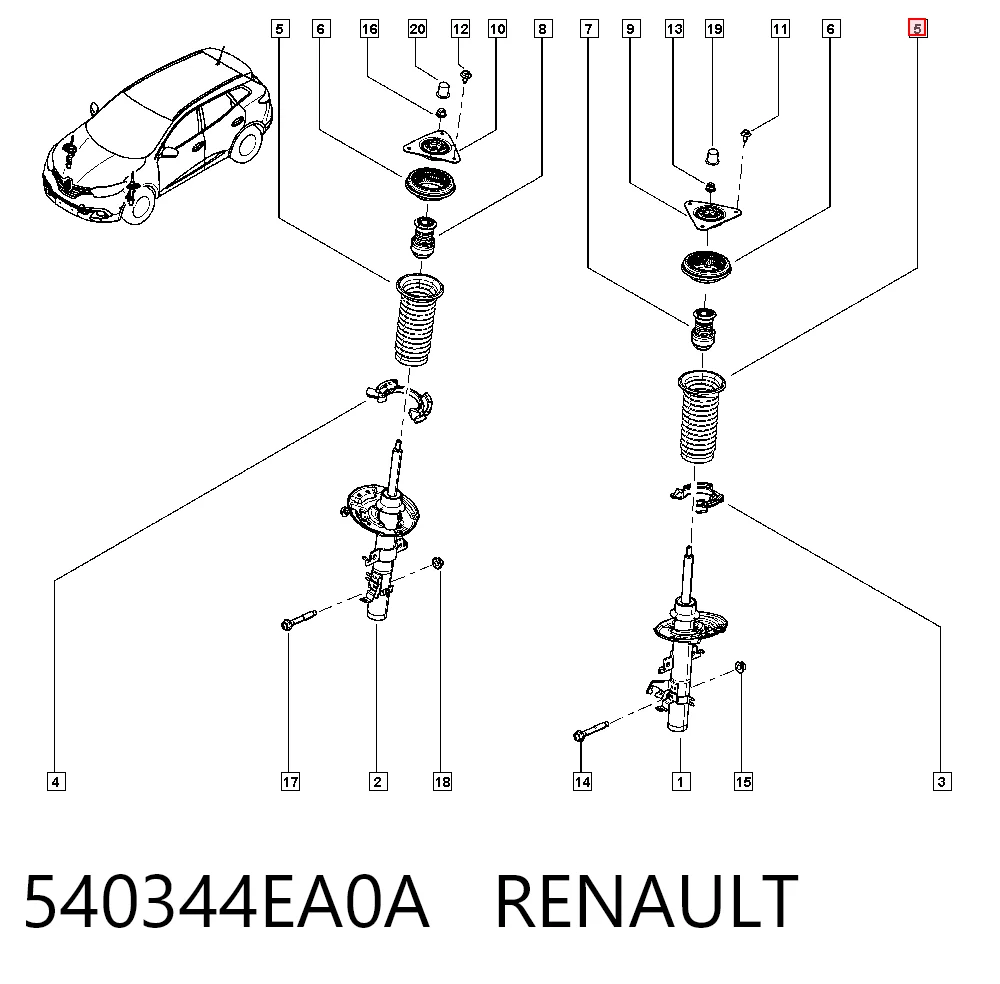 Чехол амортизатора переднего Raiso RK54034 цена, от 19.22 USD
