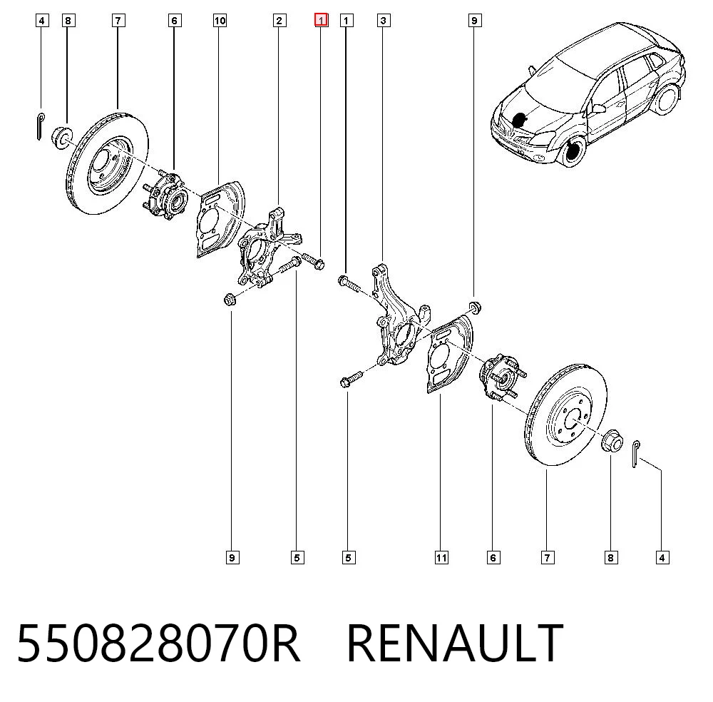550828070R Renault (RVI)