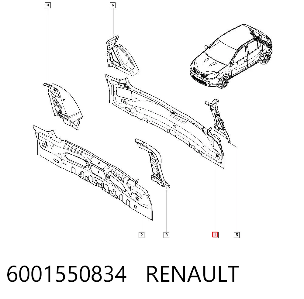 6001550834 Renault (RVI)