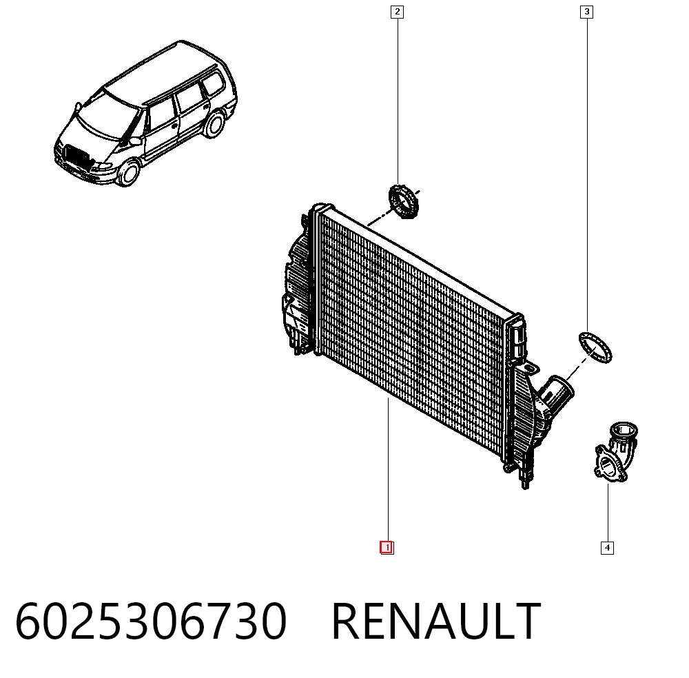 Система охлаждения наддувочного воздуха Renault Laguna I хэтчбек (B56, 556) (1993 - 2002) цена, от 106.75 USD