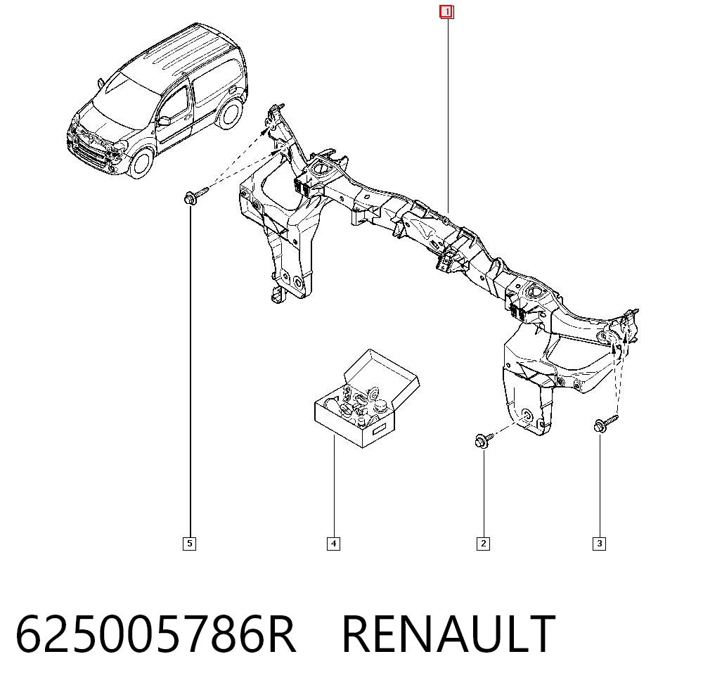 Рамка радиатора 50U104 Polcar