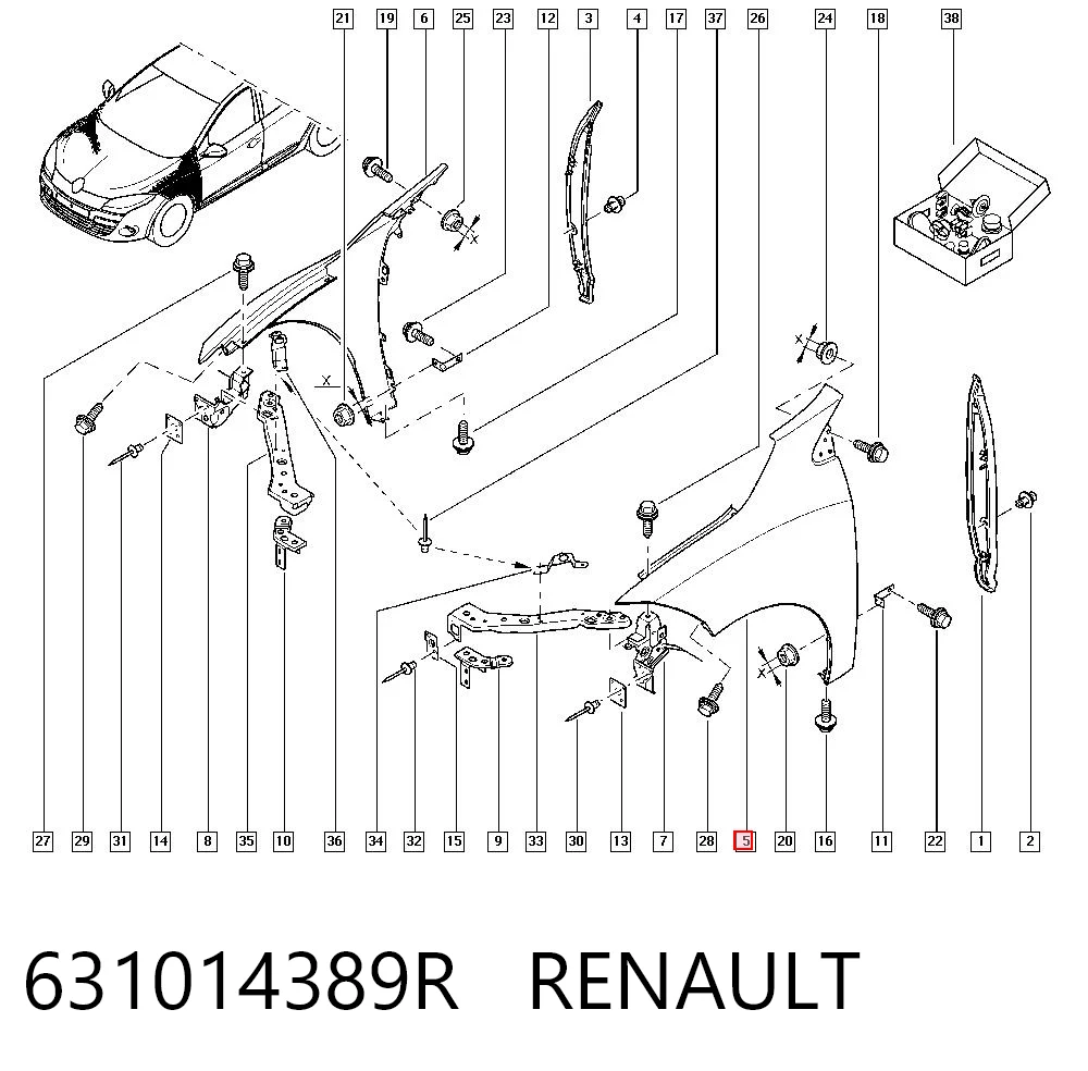 631014389R Renault (RVI)