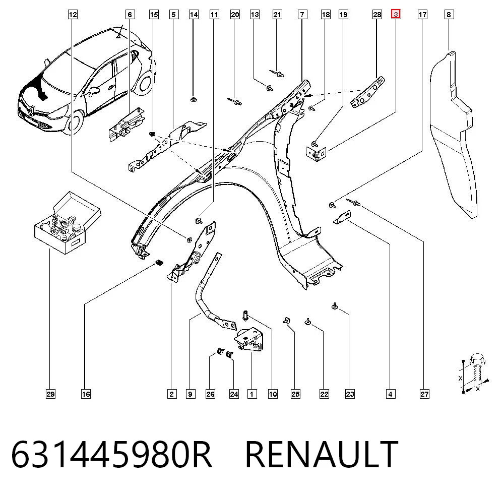 631445980R Renault (RVI)