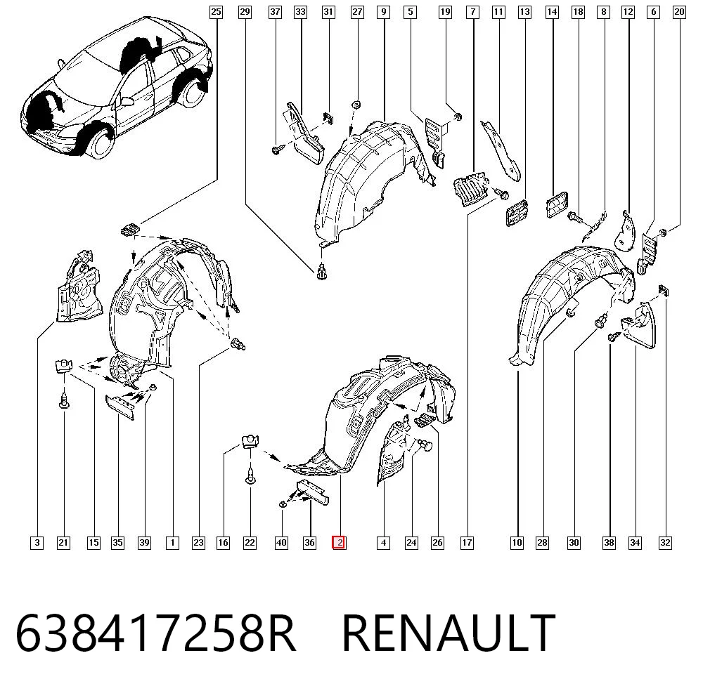 638417258R Renault (RVI)