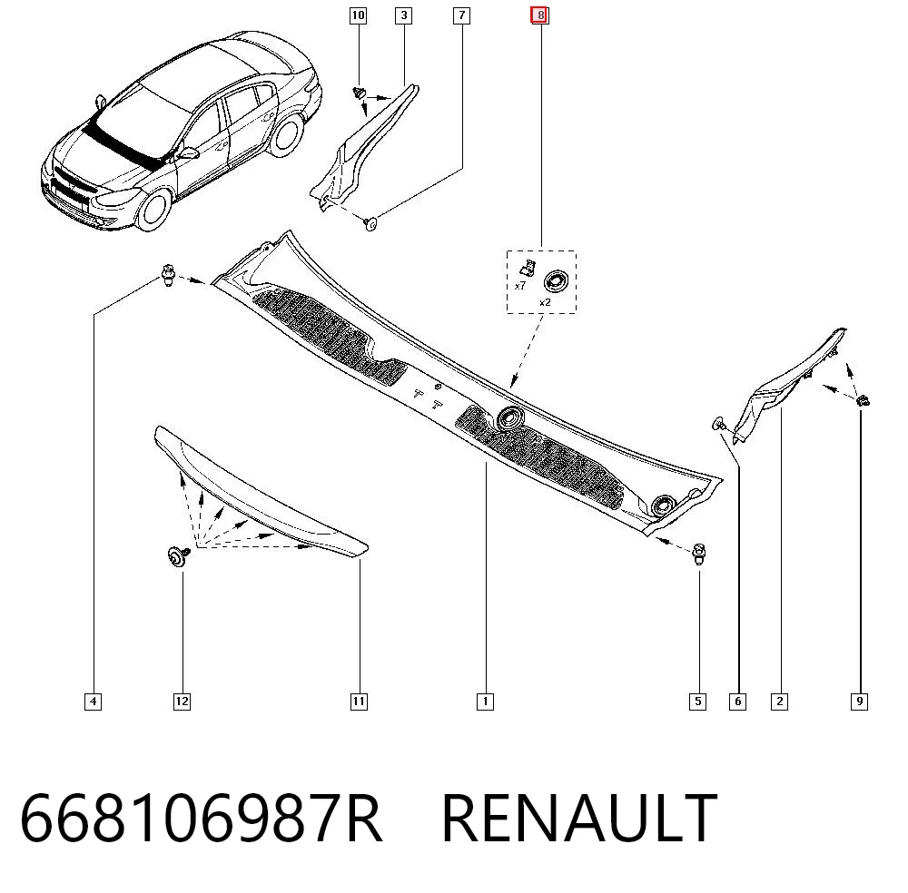 668106987R Renault (RVI)