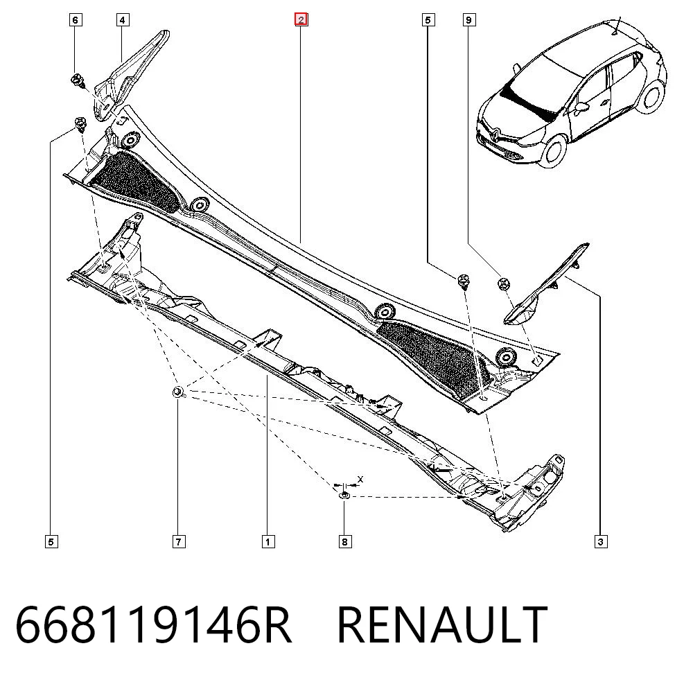 668119146R Renault (RVI)