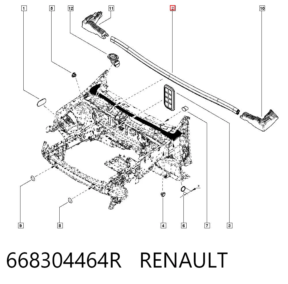 668304464R Renault (RVI)