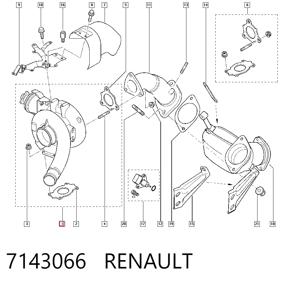 Турбонаддув на Renault Espace IV JK0
