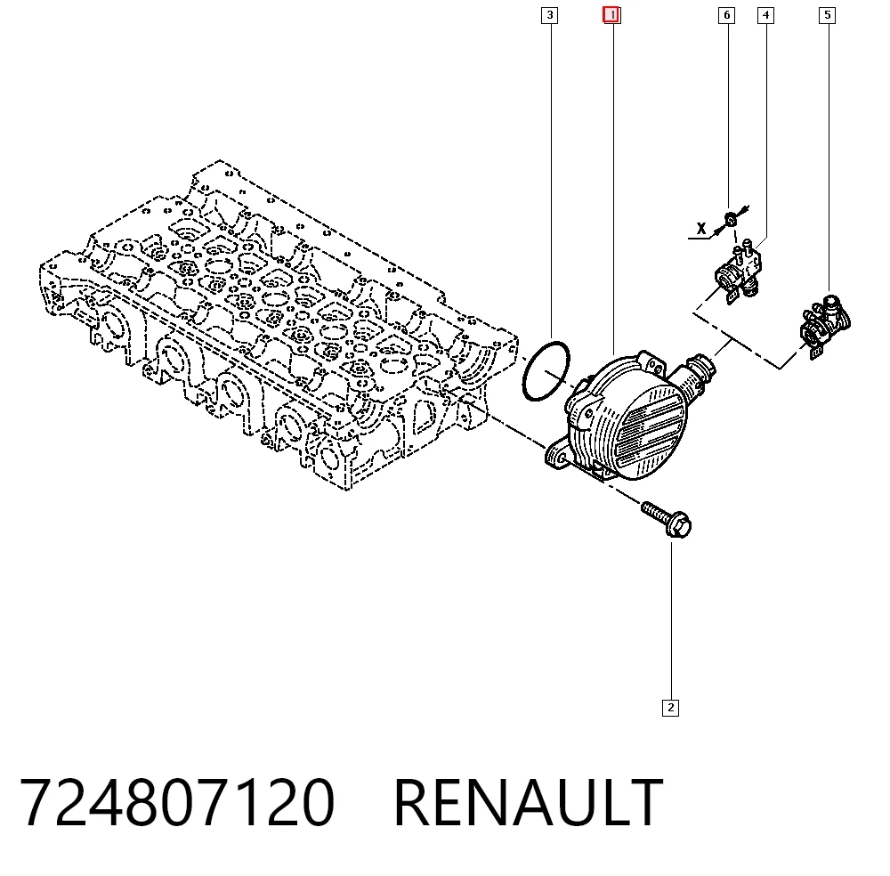 Вакуумный насос 8200478188 Opel