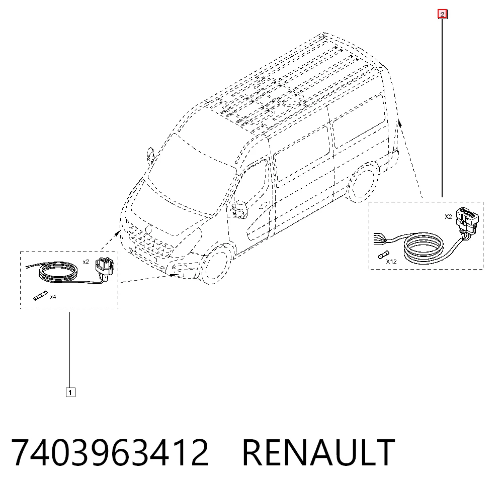 Разъем (фишка) заднего фонаря DAF 1442370