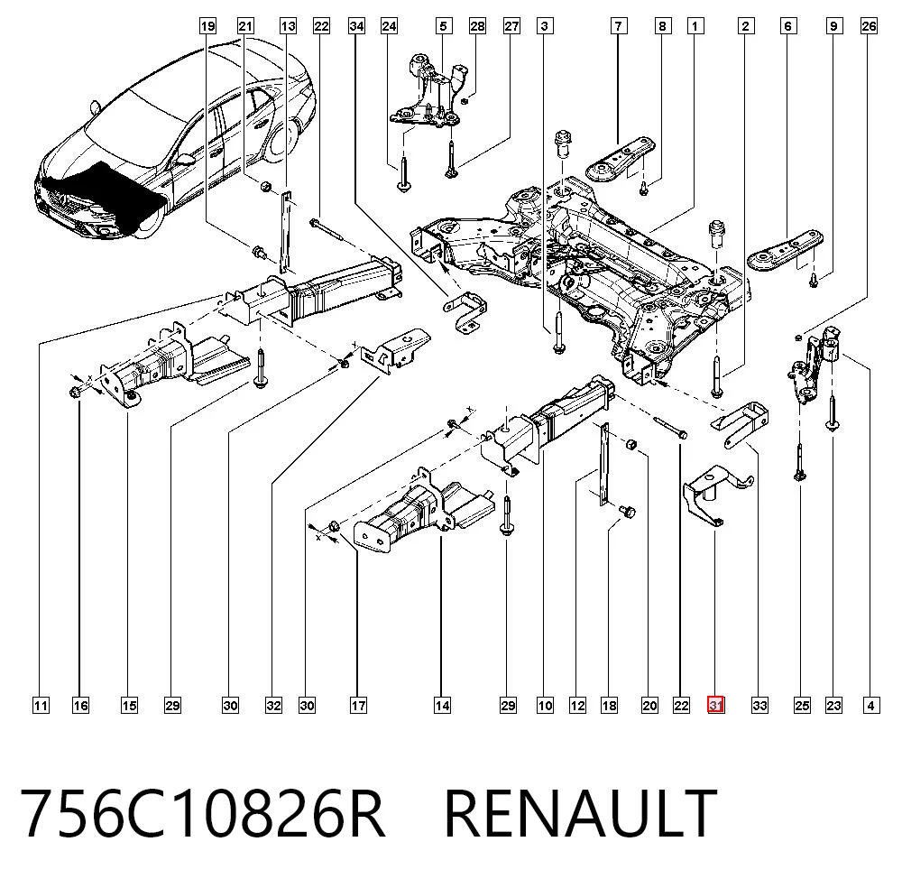 756C10826R Renault (RVI)
