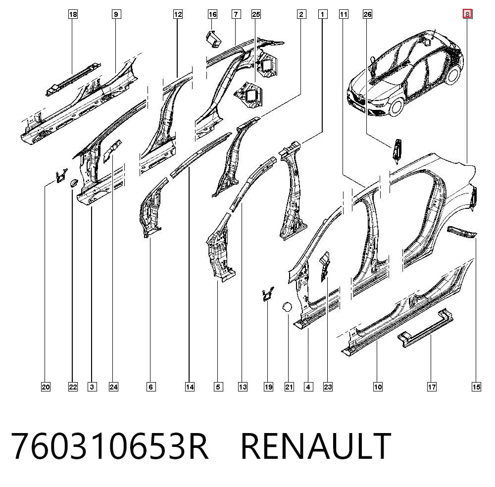 760310653R Renault (RVI)
