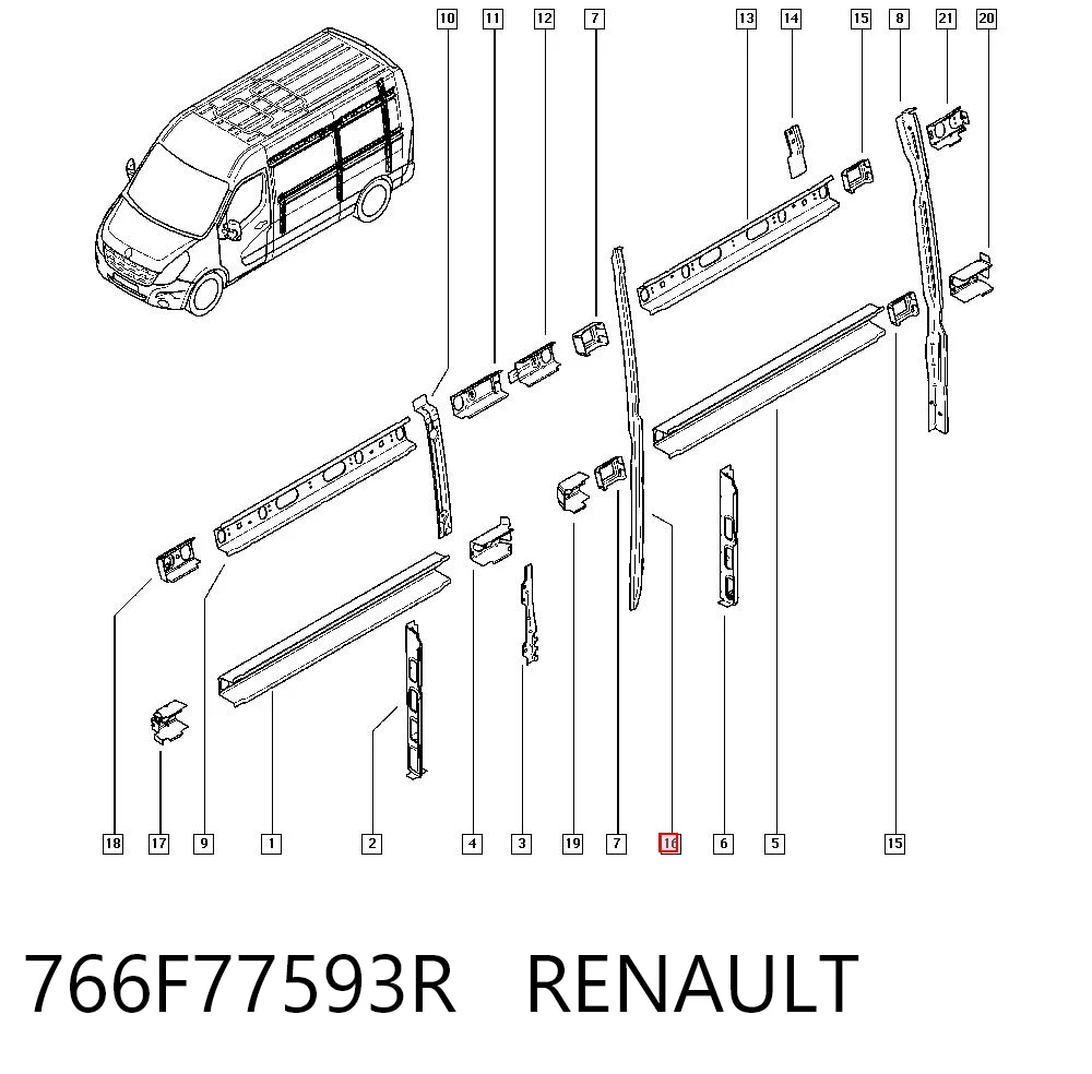 766F77593R Renault (RVI)