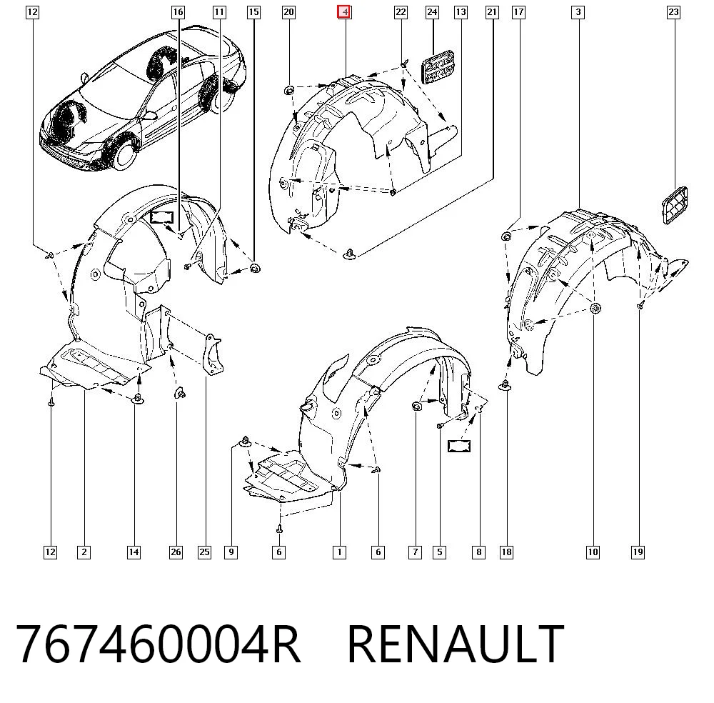 767460004R Renault (RVI)