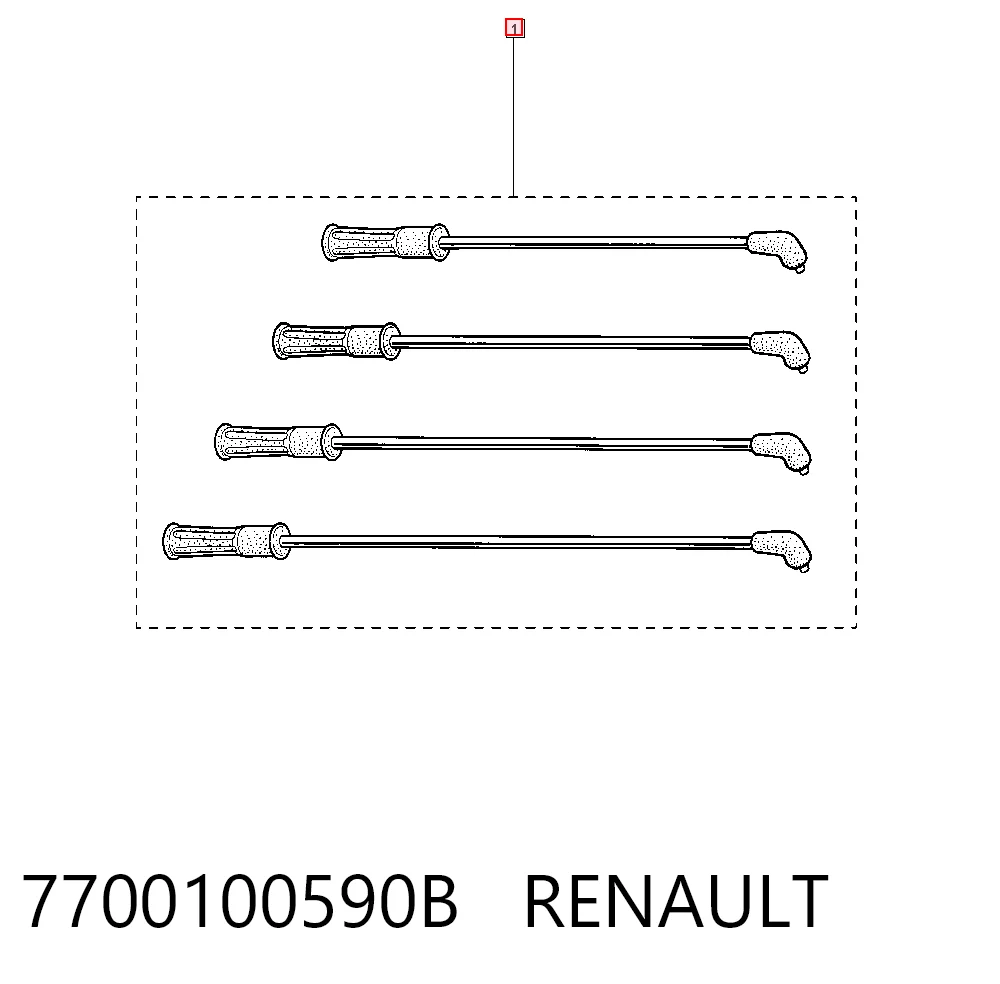  Высоковольтные провода Renault Kangoo 1