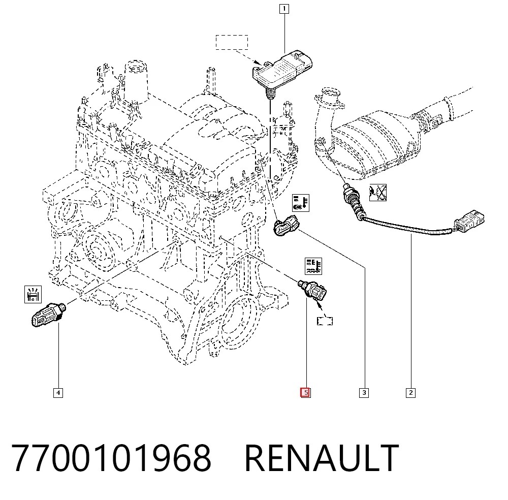 7700101968 Renault (RVI) Термовыключатель