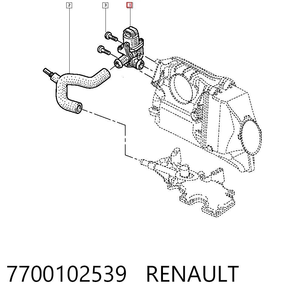 7700102539 Renault (RVI) Датчик холостого хода