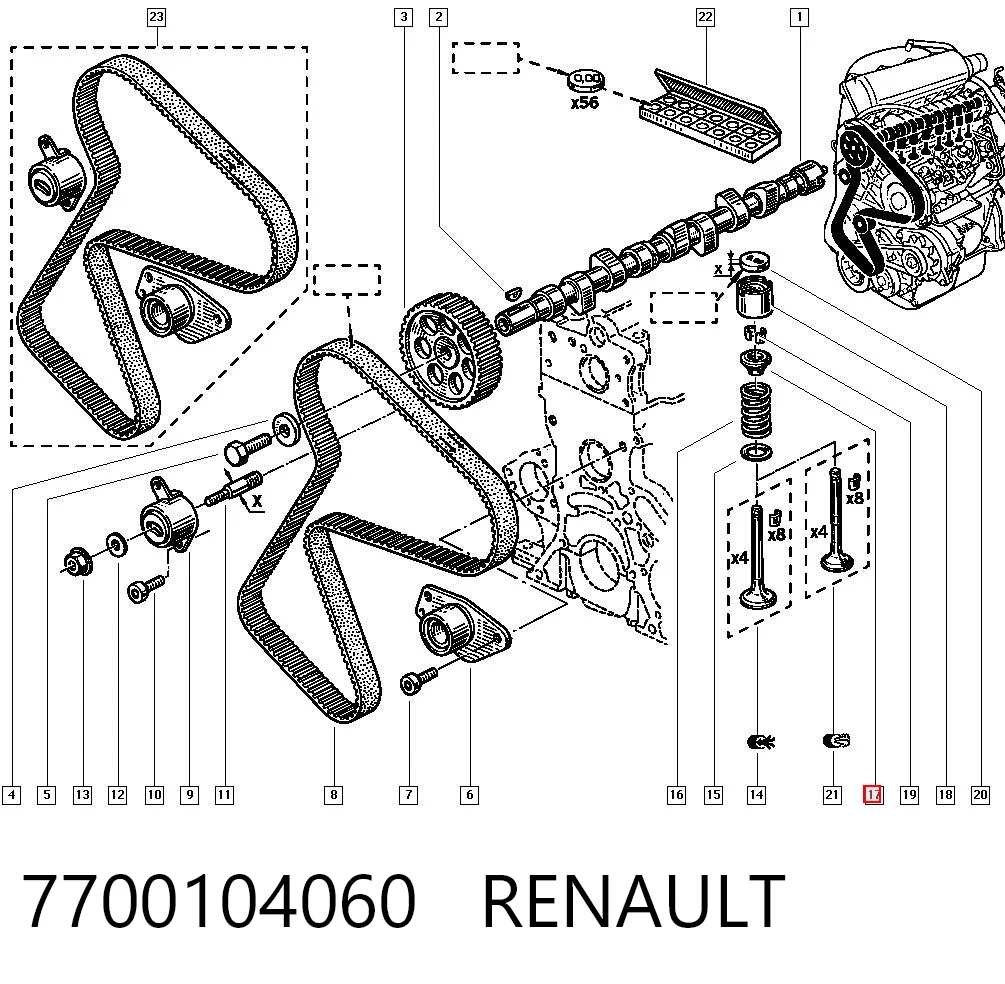 7700104060 Renault (RVI)