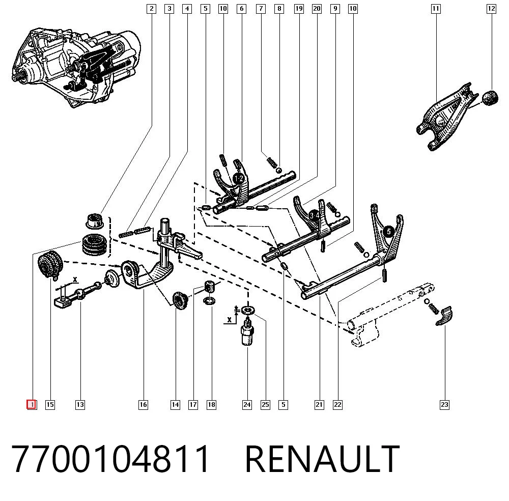 7700104811 Renault (RVI)