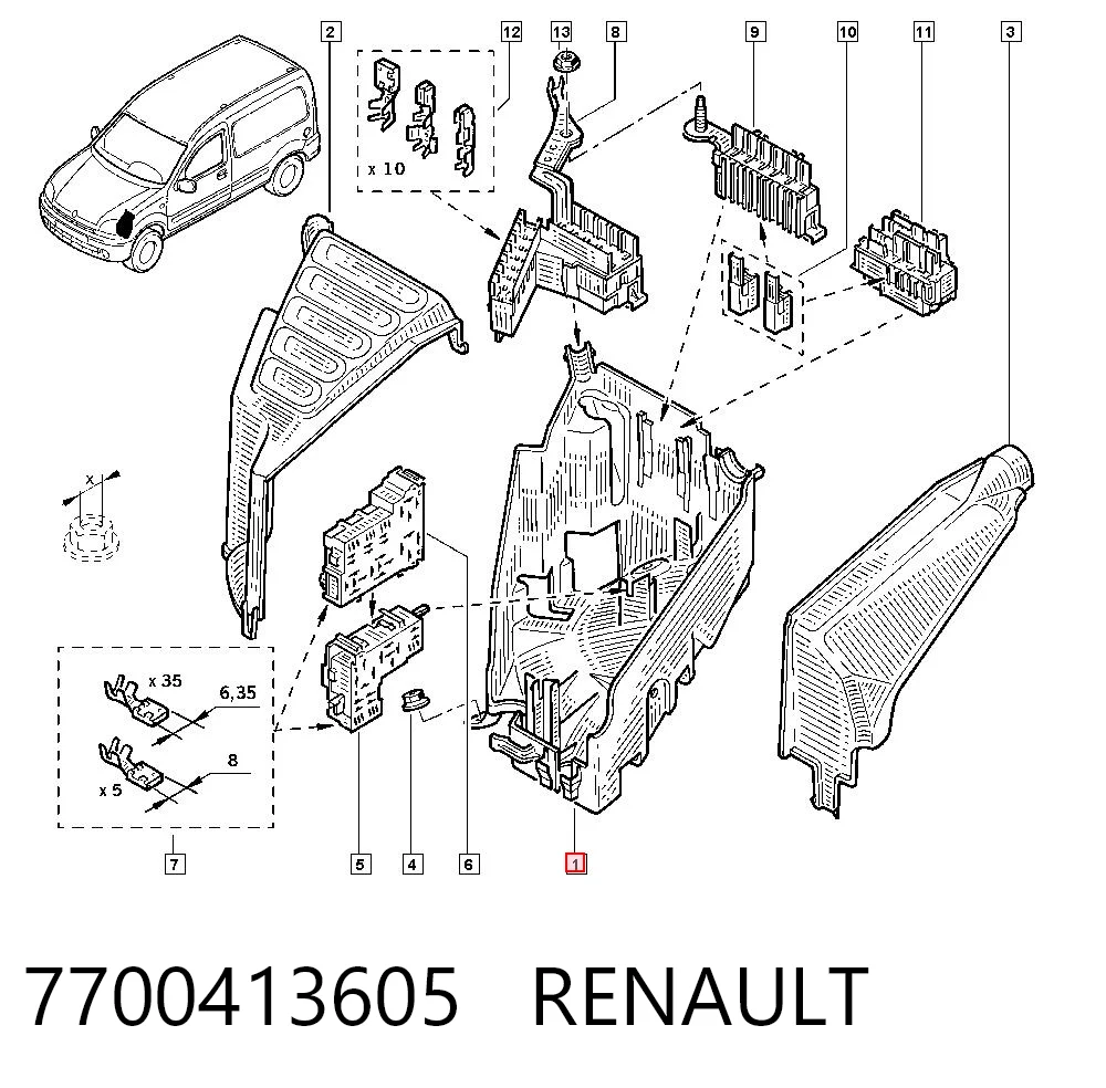7700413605 Renault (RVI)