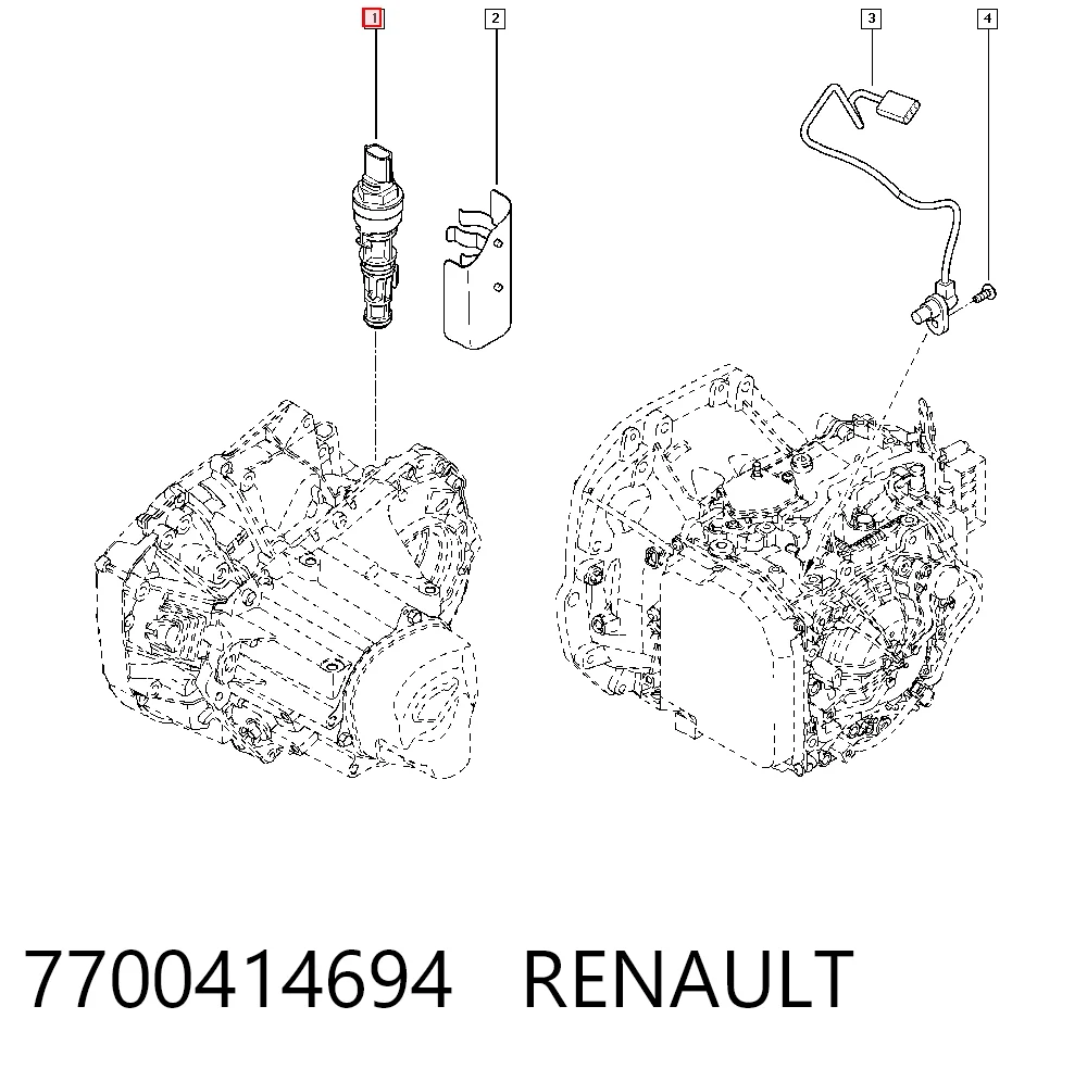 7700414694 Renault (RVI) Датчик скорости спидометра