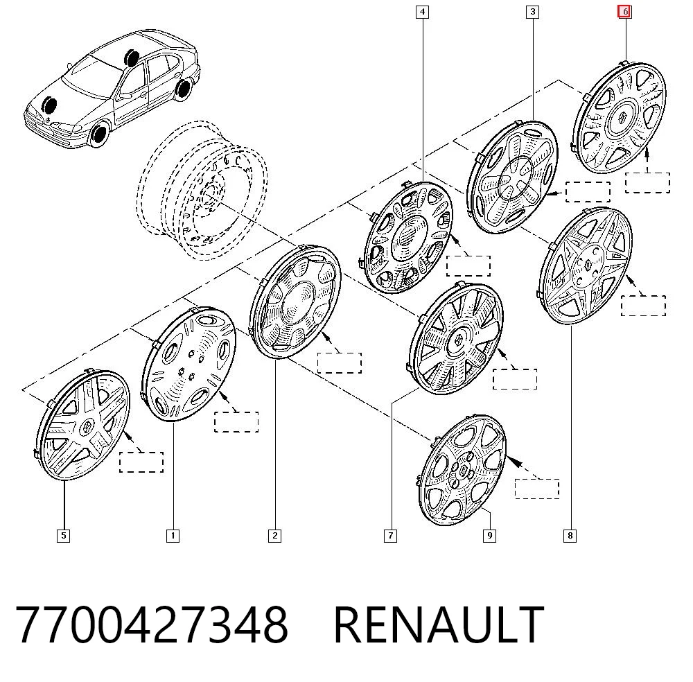 7700427348 Renault (RVI)