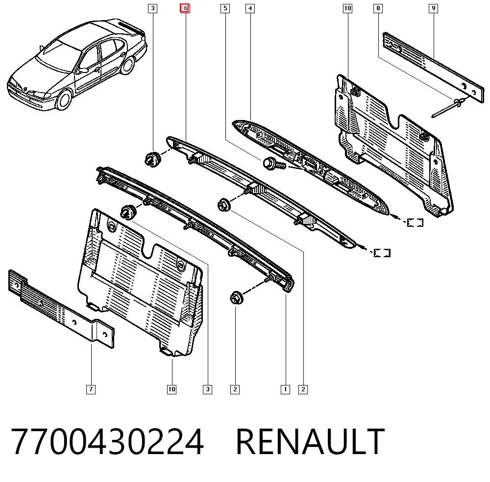 7700430224 Renault (RVI)