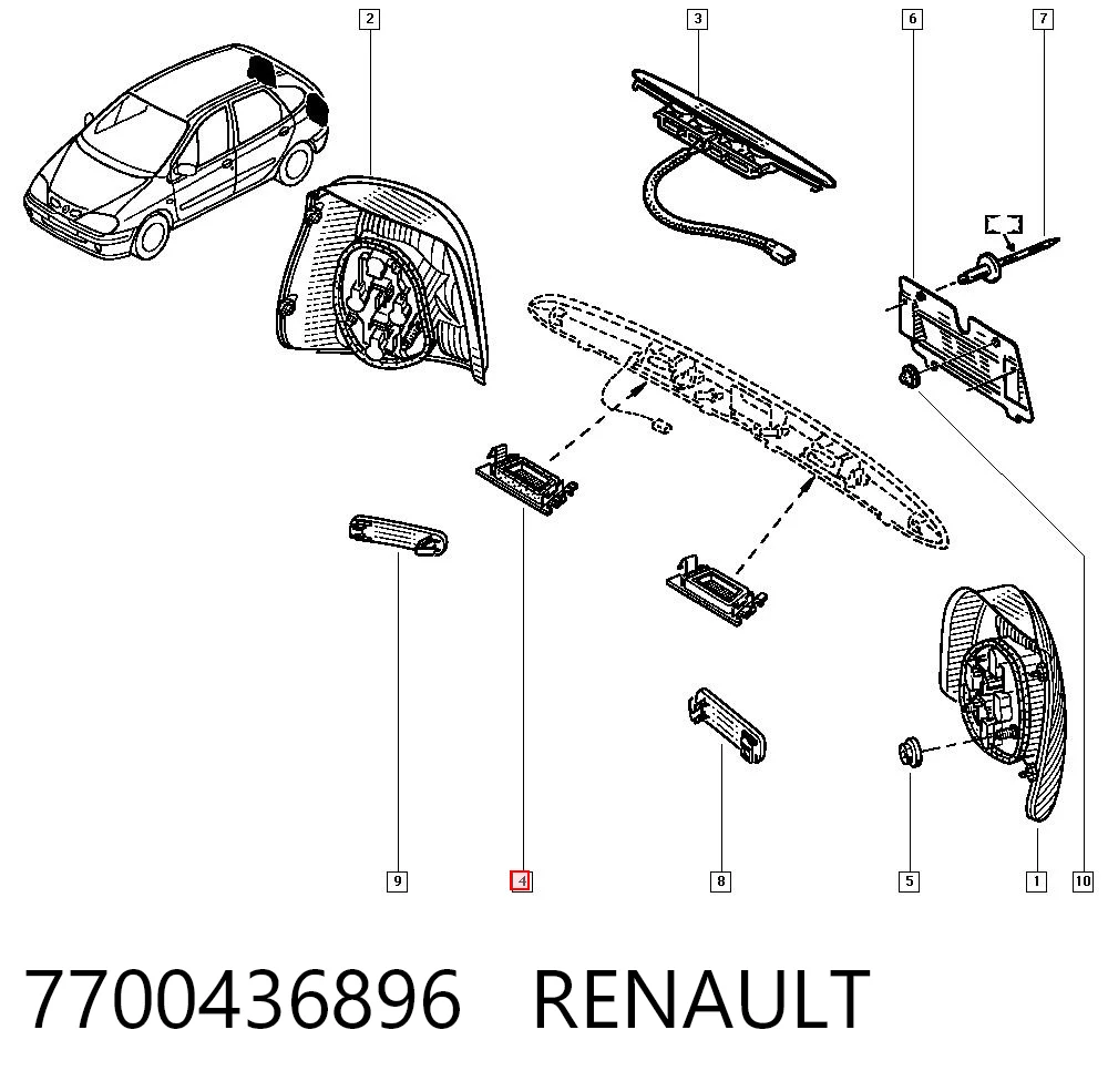 7700436896 Renault (RVI)