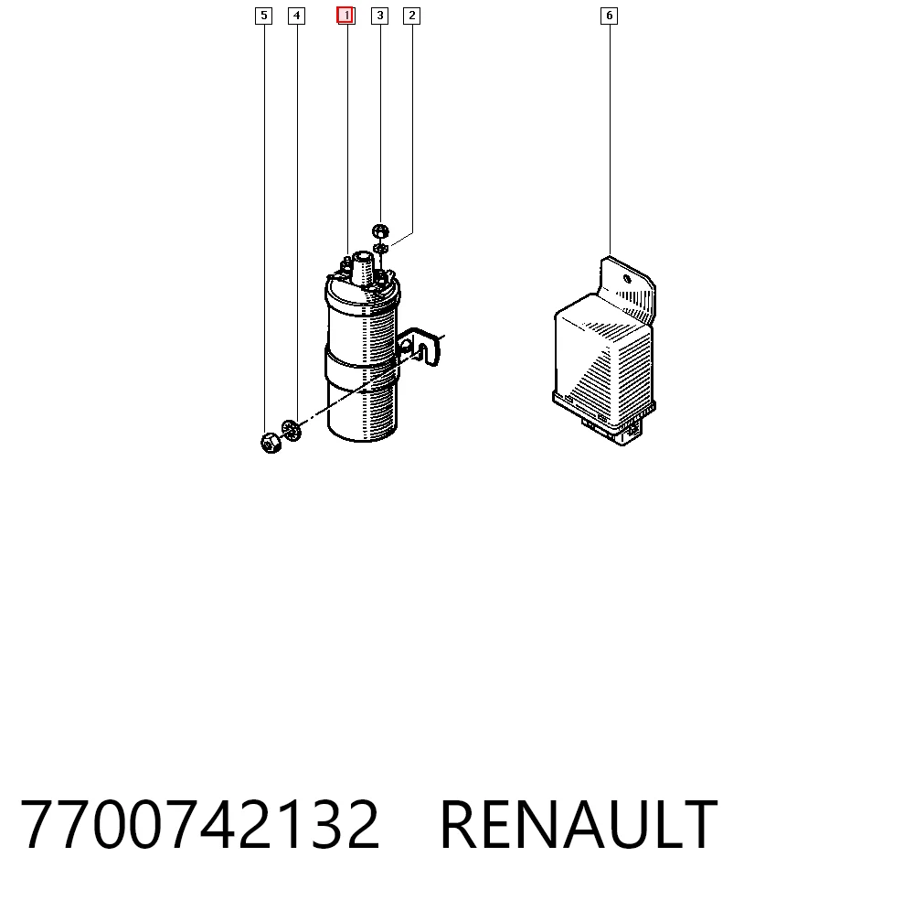 Купить A0001583803 Mercedes Катушка зажигания
