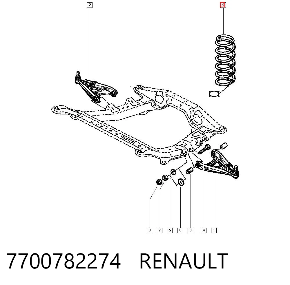 7700782274 Renault (RVI)