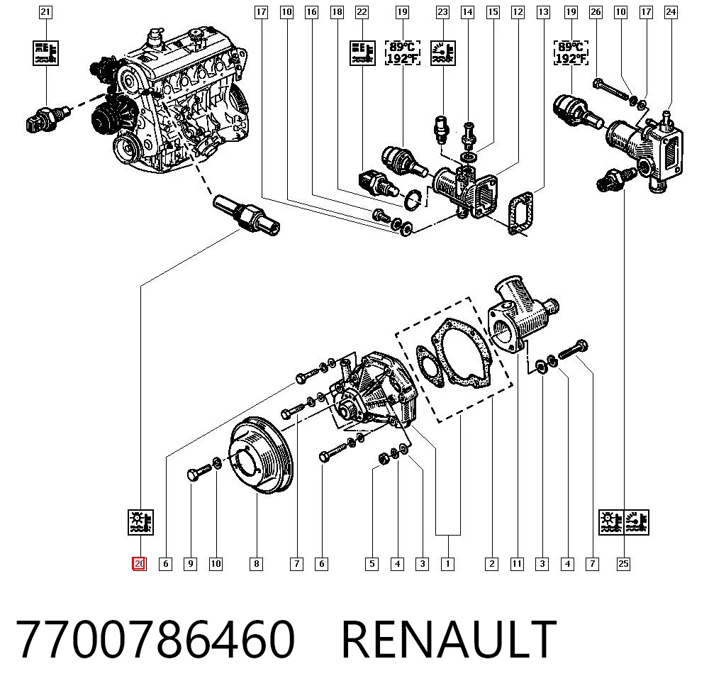 Датчик температуры радиатора FAE 3525 цена, от 11.65 USD