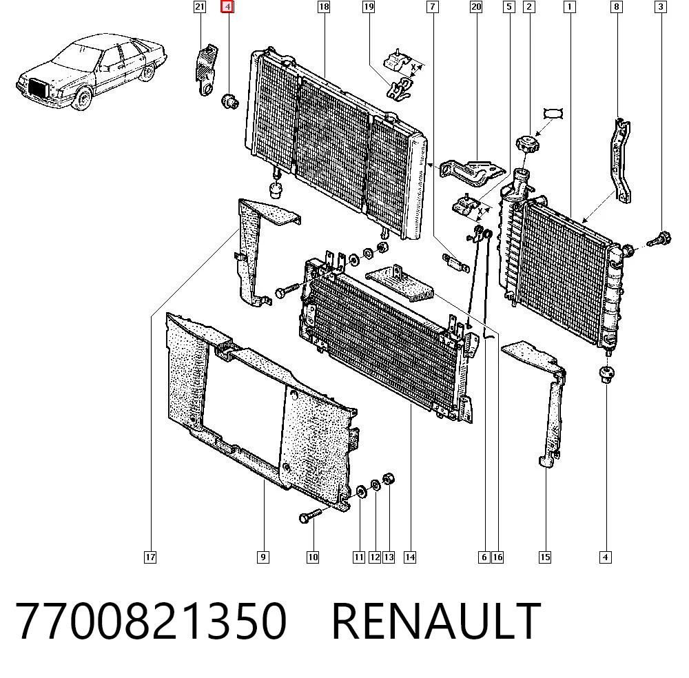 7700821350 Renault (RVI)