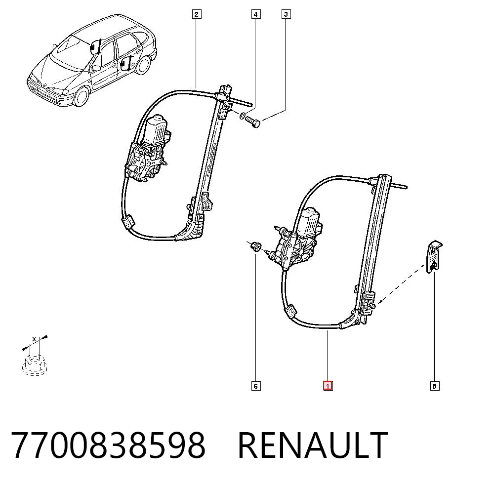 Стеклоподъемник задней левой двери Polcar 6007PSE9 цена, от 35.55 USD