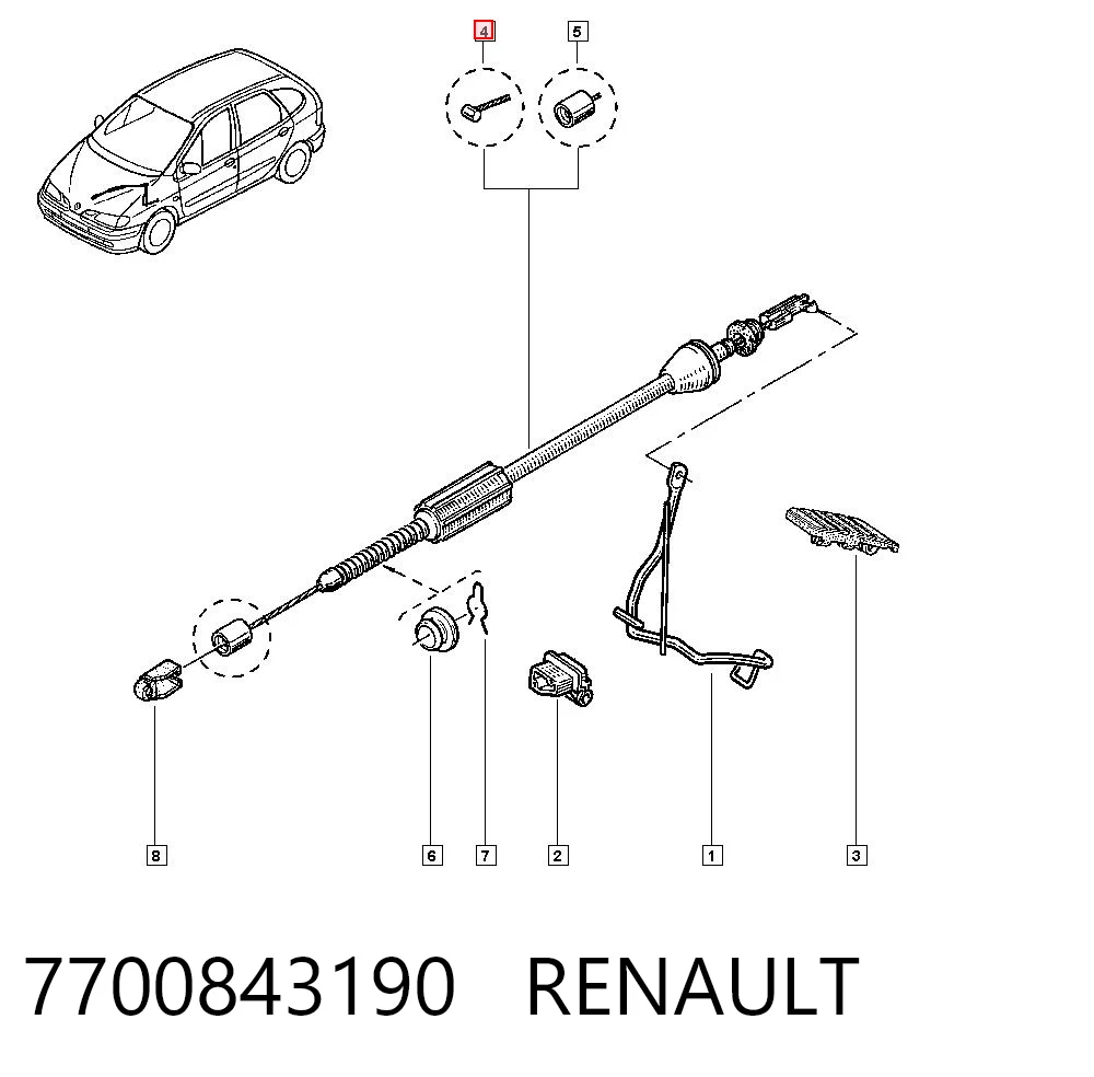 Тяга газа Cavo 1303014 цена, от 3.43 USD