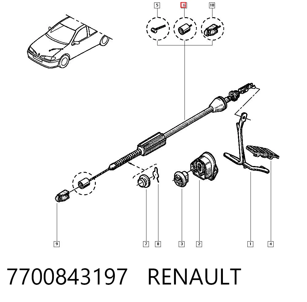 Тяга газа Cavo 1303667 цена, от 10.67 USD