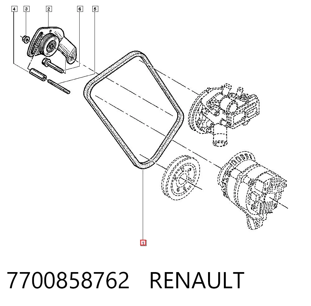Клиновый ремень Lemforder 800140055 цена, от 4.41 USD