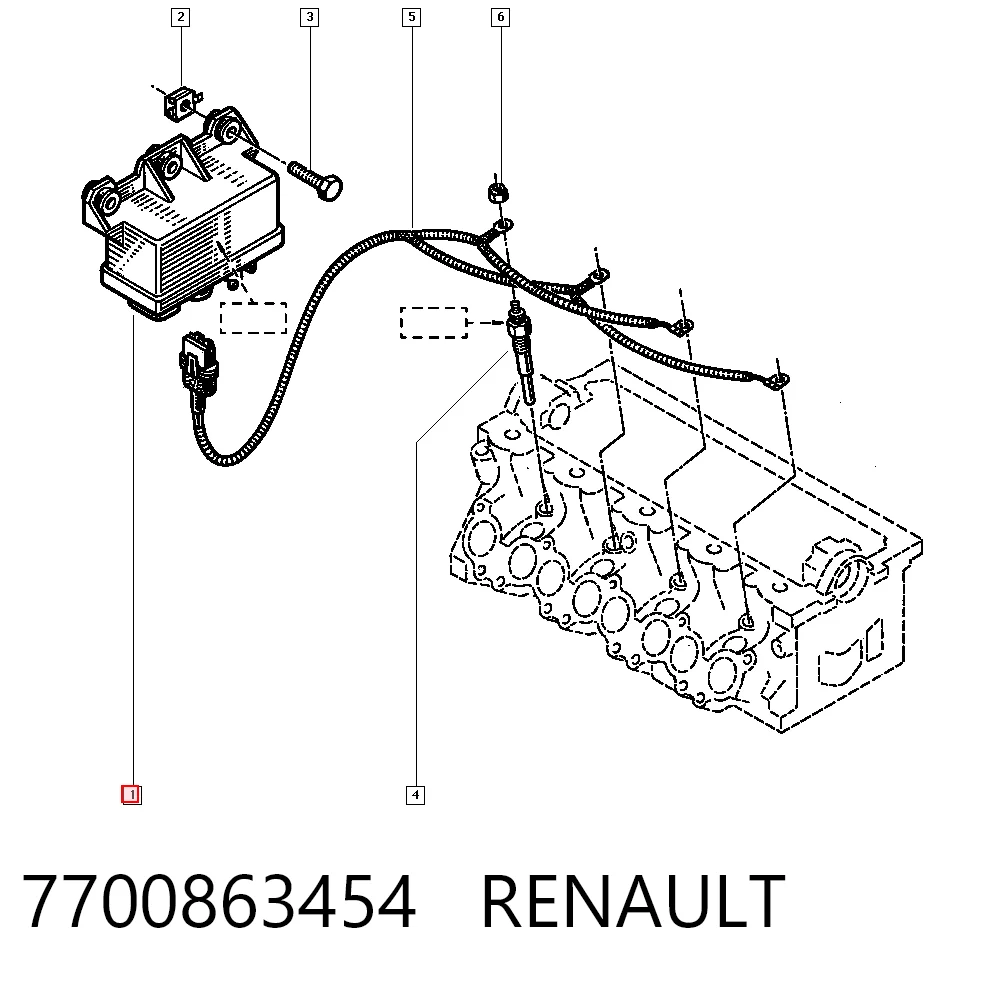 Реле управления Renault 19 I хэтчбек (B53, C53) (1988 - 1992) цена, от 12.74 USD