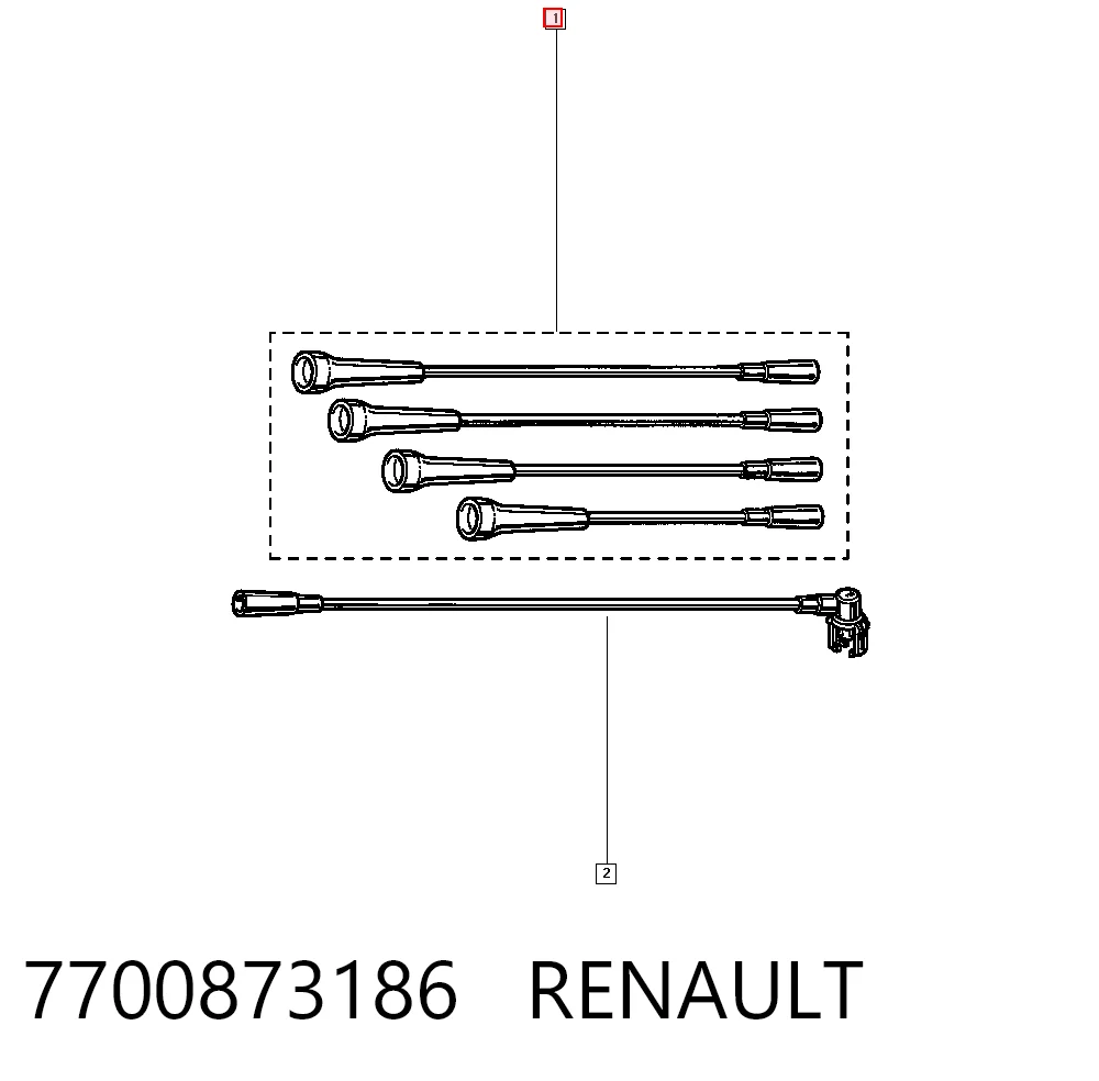 Высоковольтные провода Renault Trafic 1