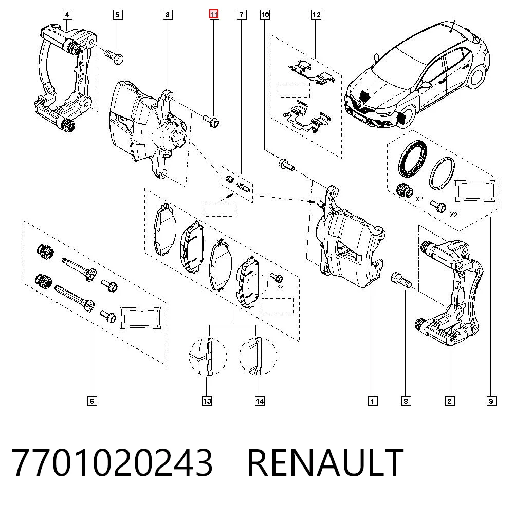 7701020243 Renault (RVI)