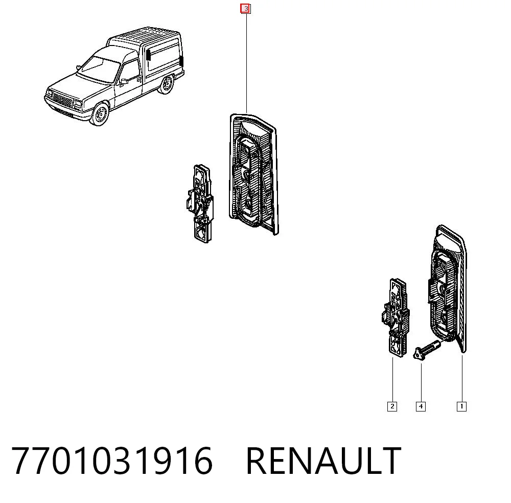 7701031916 Renault (RVI)