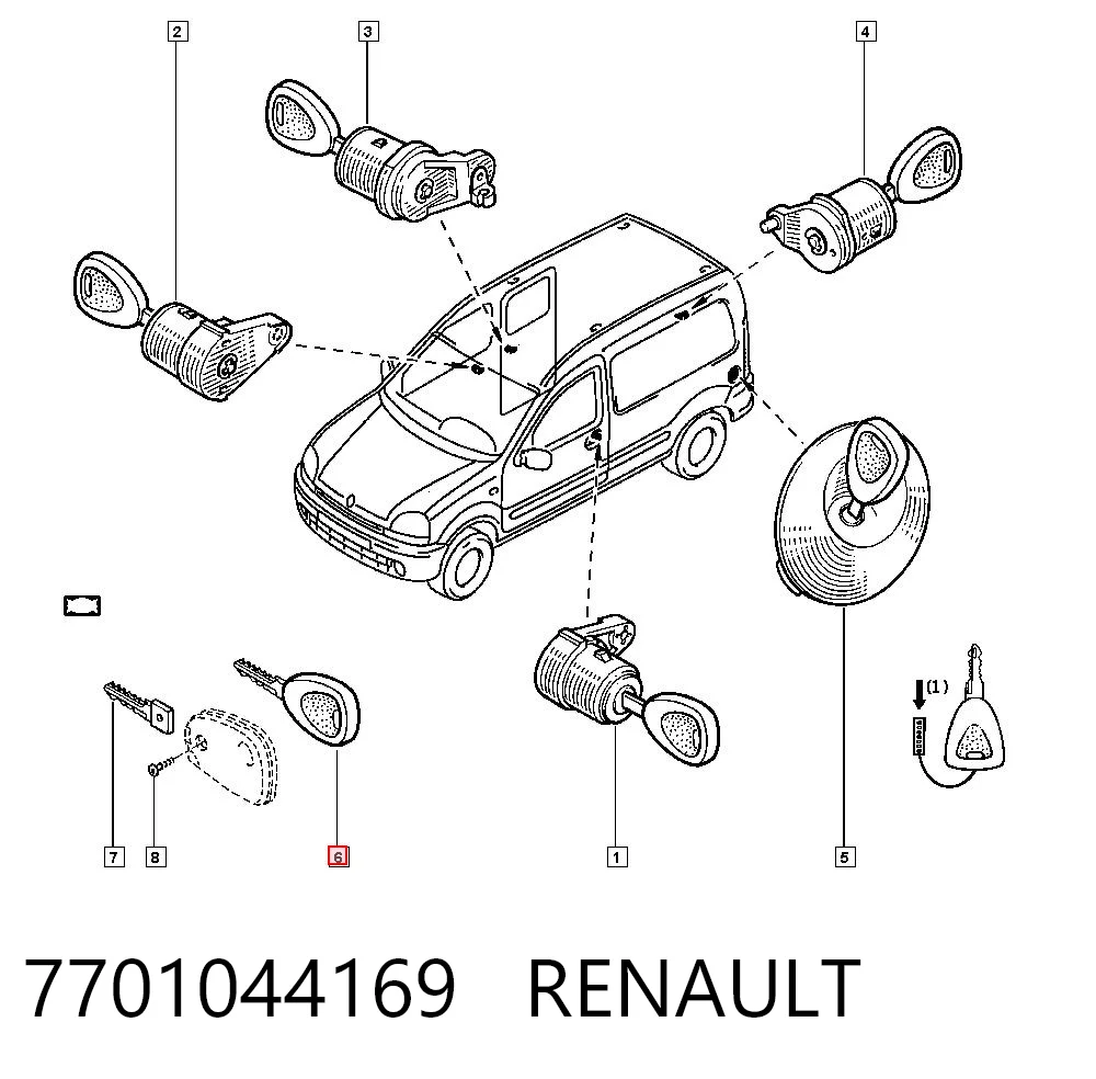 7701044169 Renault (RVI)