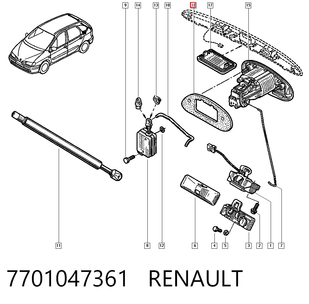 7701047361 Renault (RVI)