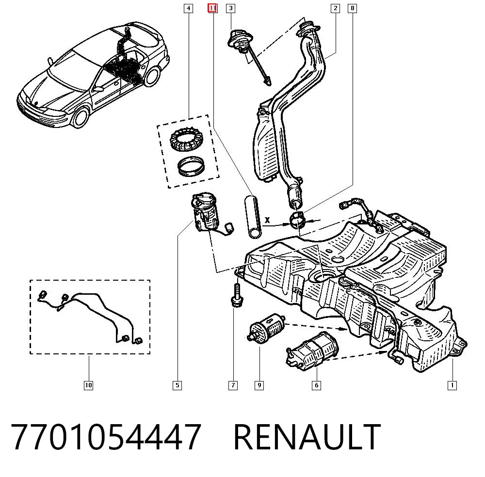 7701054447 Renault (RVI)